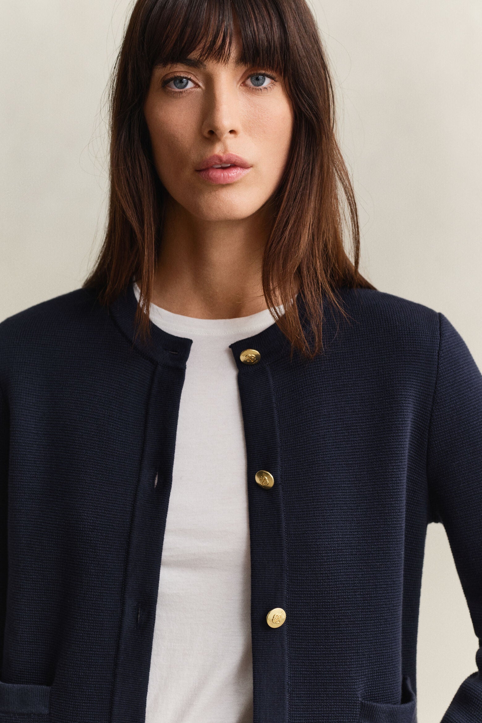 Cotton Knit Jacket