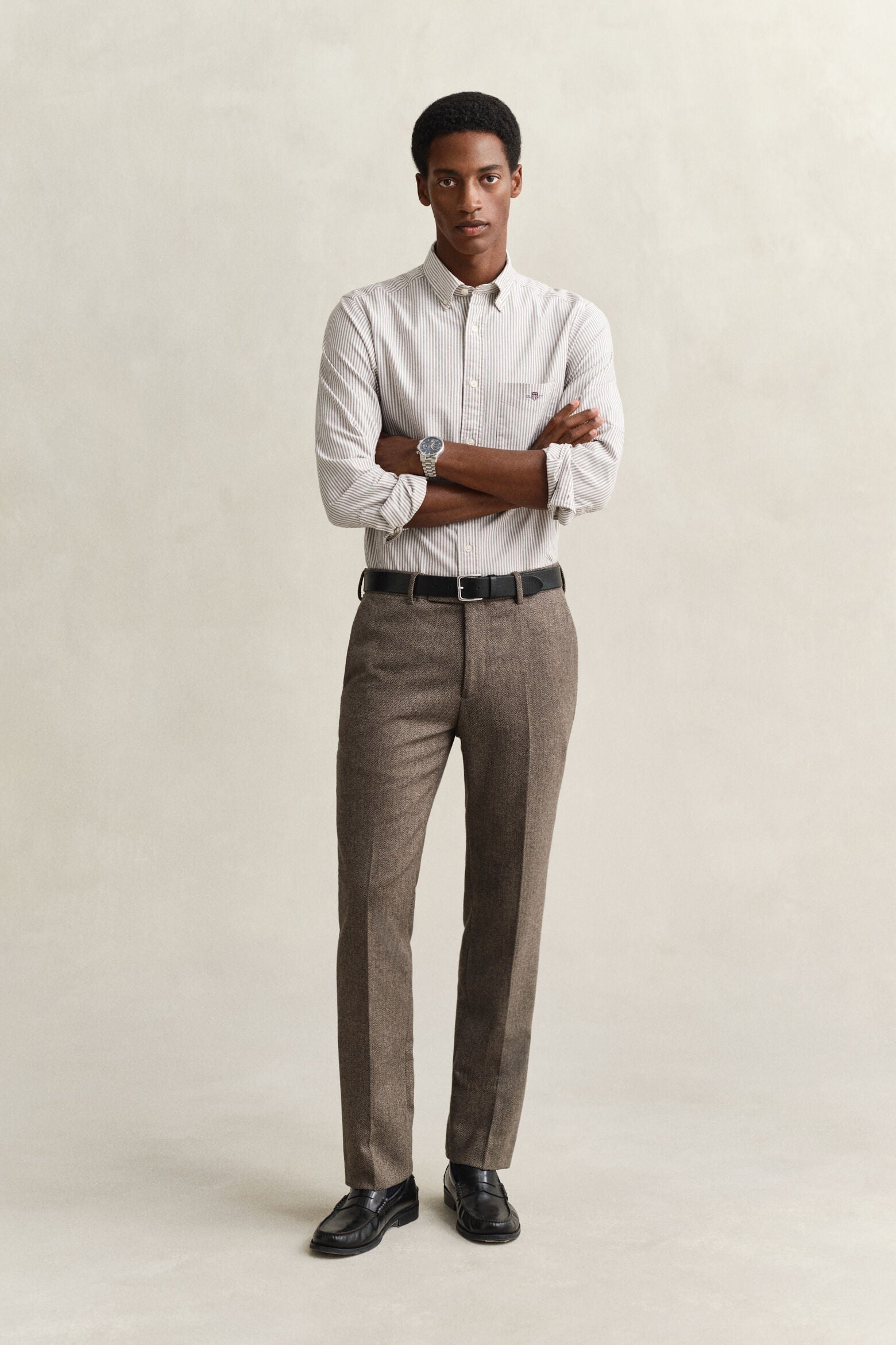 Regular Classic Poplin Stripe Shirt