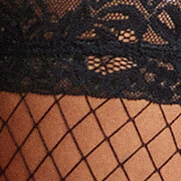 Ann Summers Lace Top Fishnet Hold Ups