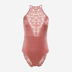 Ls Lingerie Mesh Detail Bodysuit