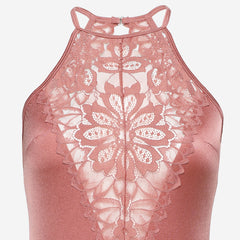Ls Lingerie Mesh Detail Bodysuit