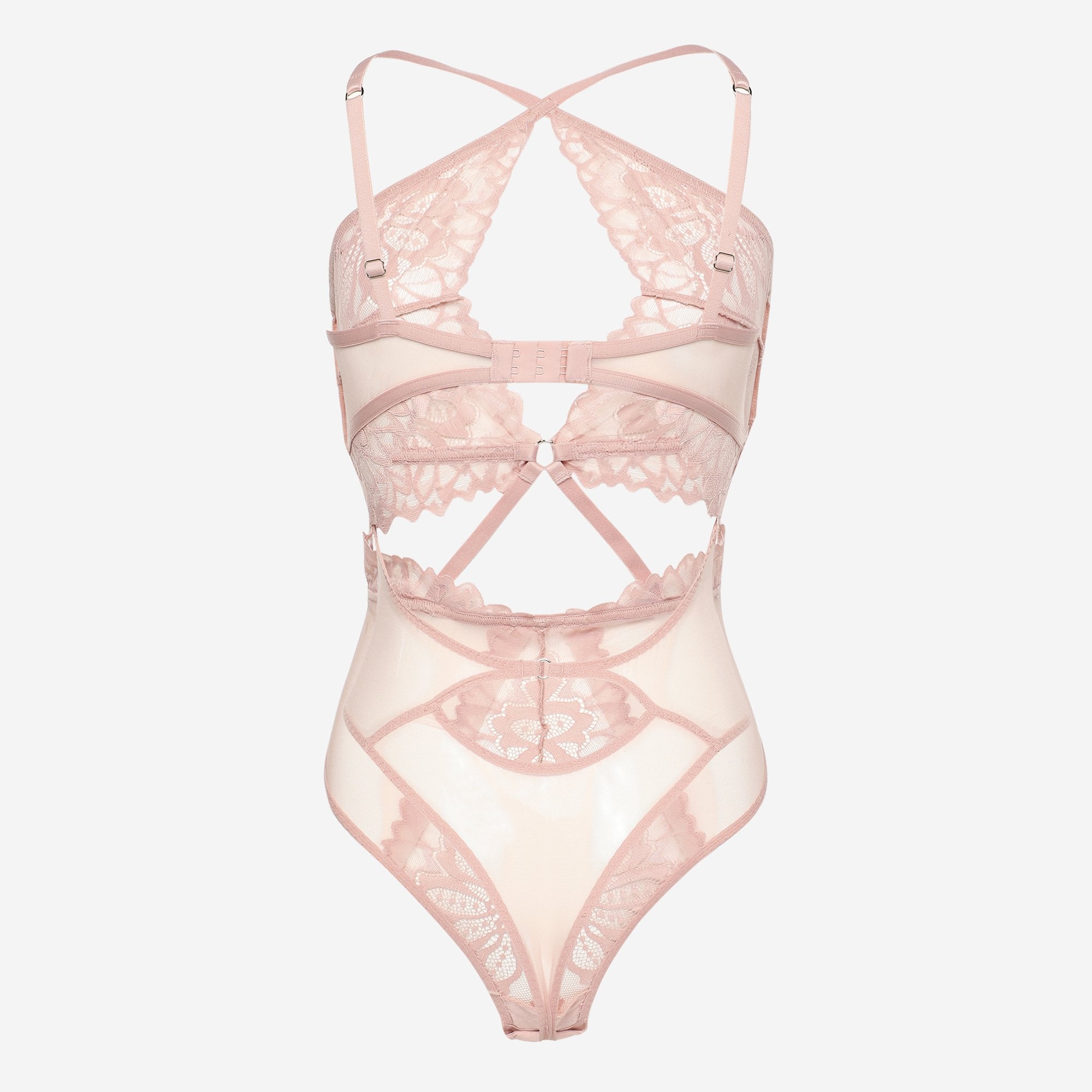 Ls Lingerie Lace Detail Corset