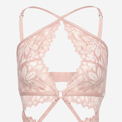 Ls Lingerie Lace Detail Corset