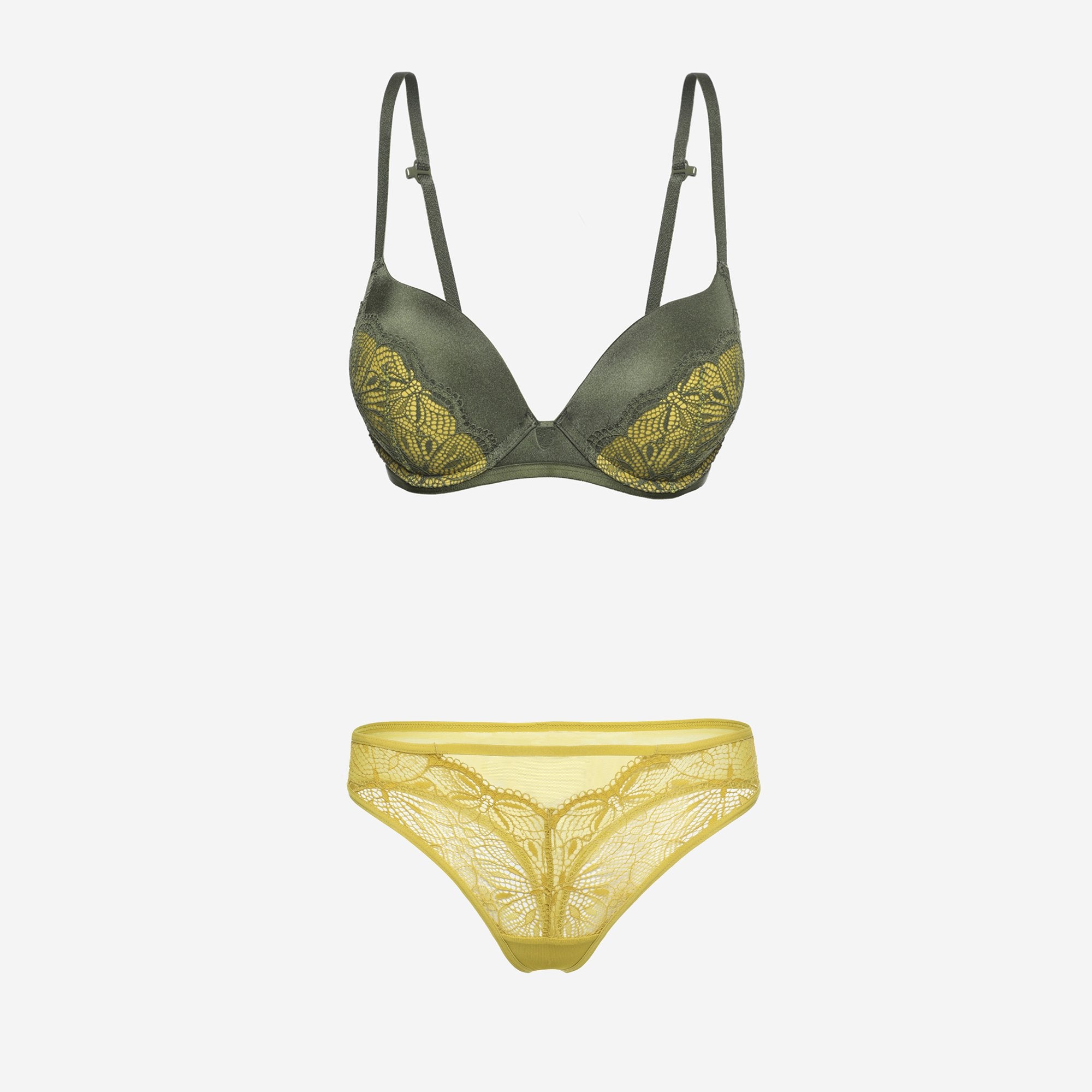 Ls Lingerie Lace Detail Thong
