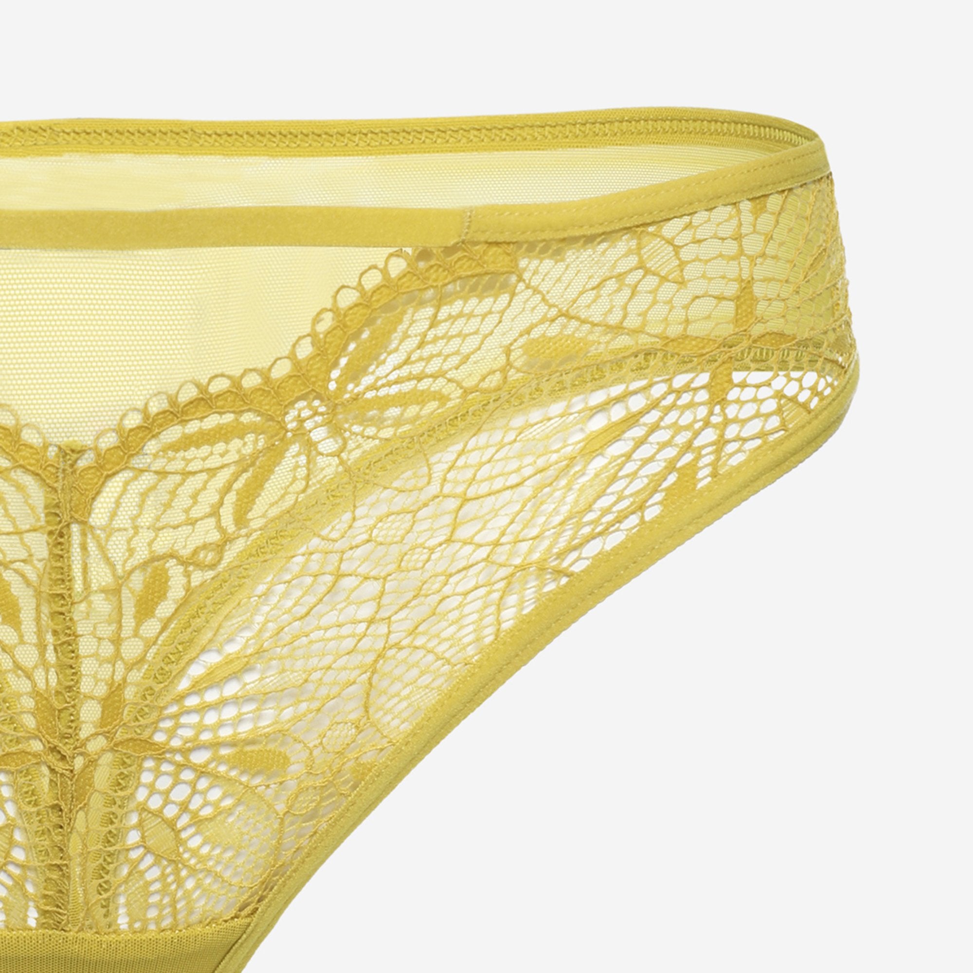 Ls Lingerie Lace Detail Thong