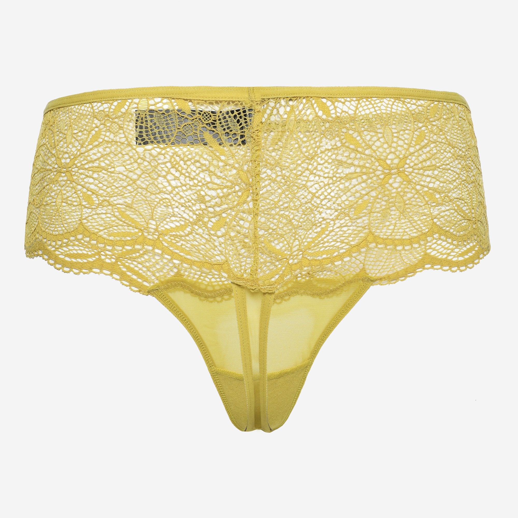 Ls Lingerie Lace Detail Thong
