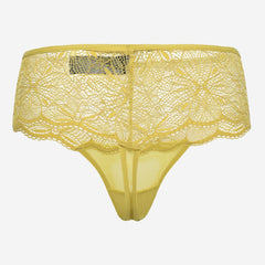 Ls Lingerie Lace Detail Thong