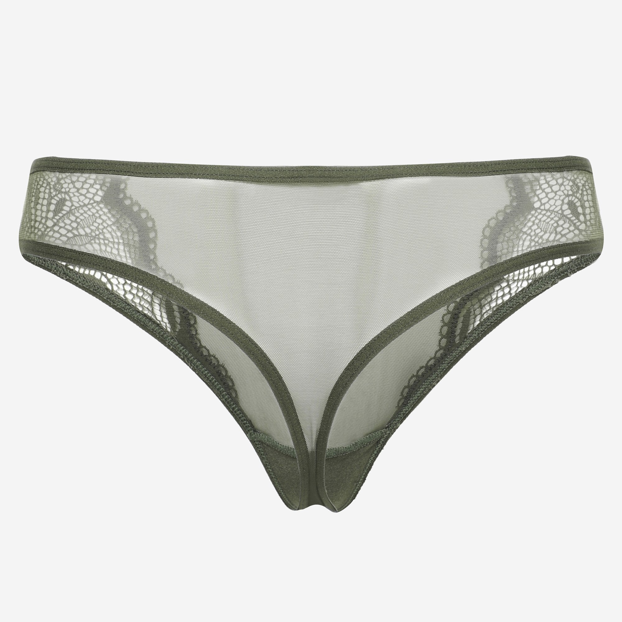 Ls Lingerie Lace Detail Thong