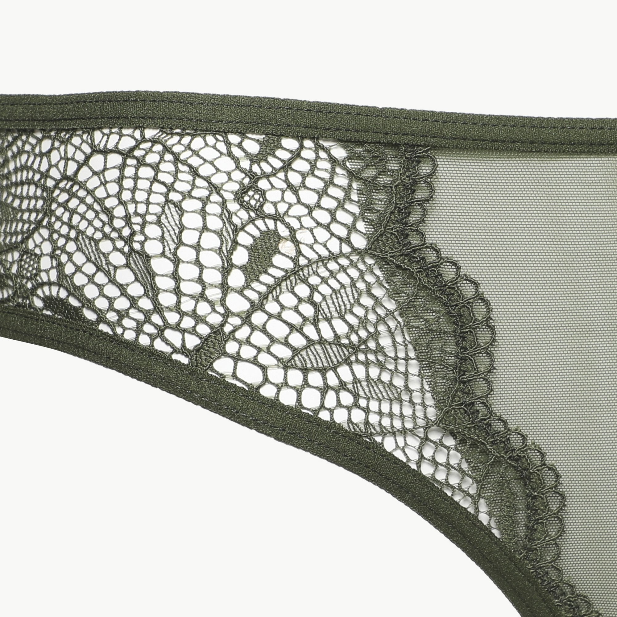 Ls Lingerie Lace Detail Thong