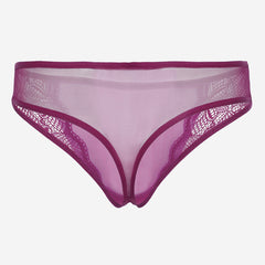 Ls Lingerie Lace Detail Thong