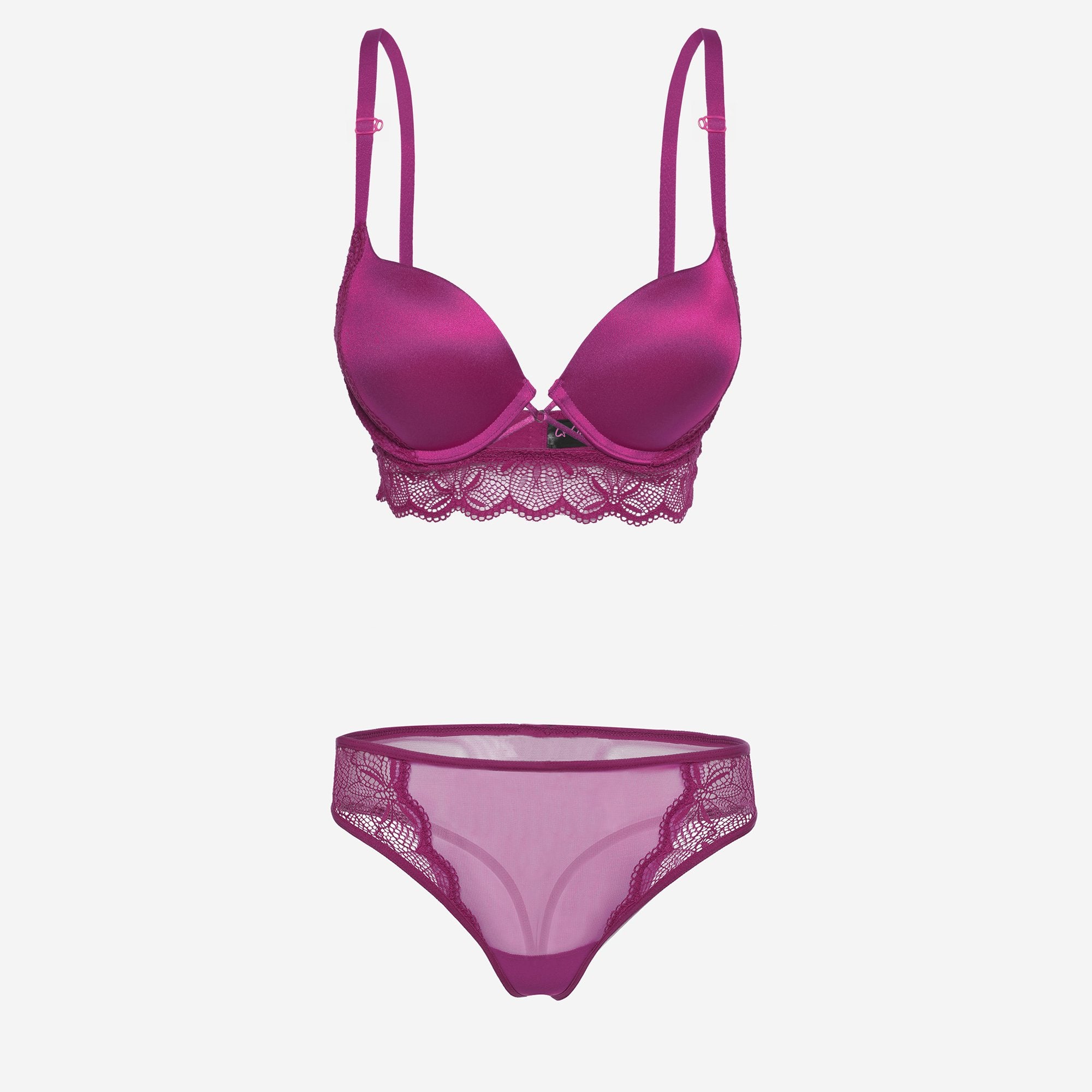 Ls Lingerie Lace Detail Thong