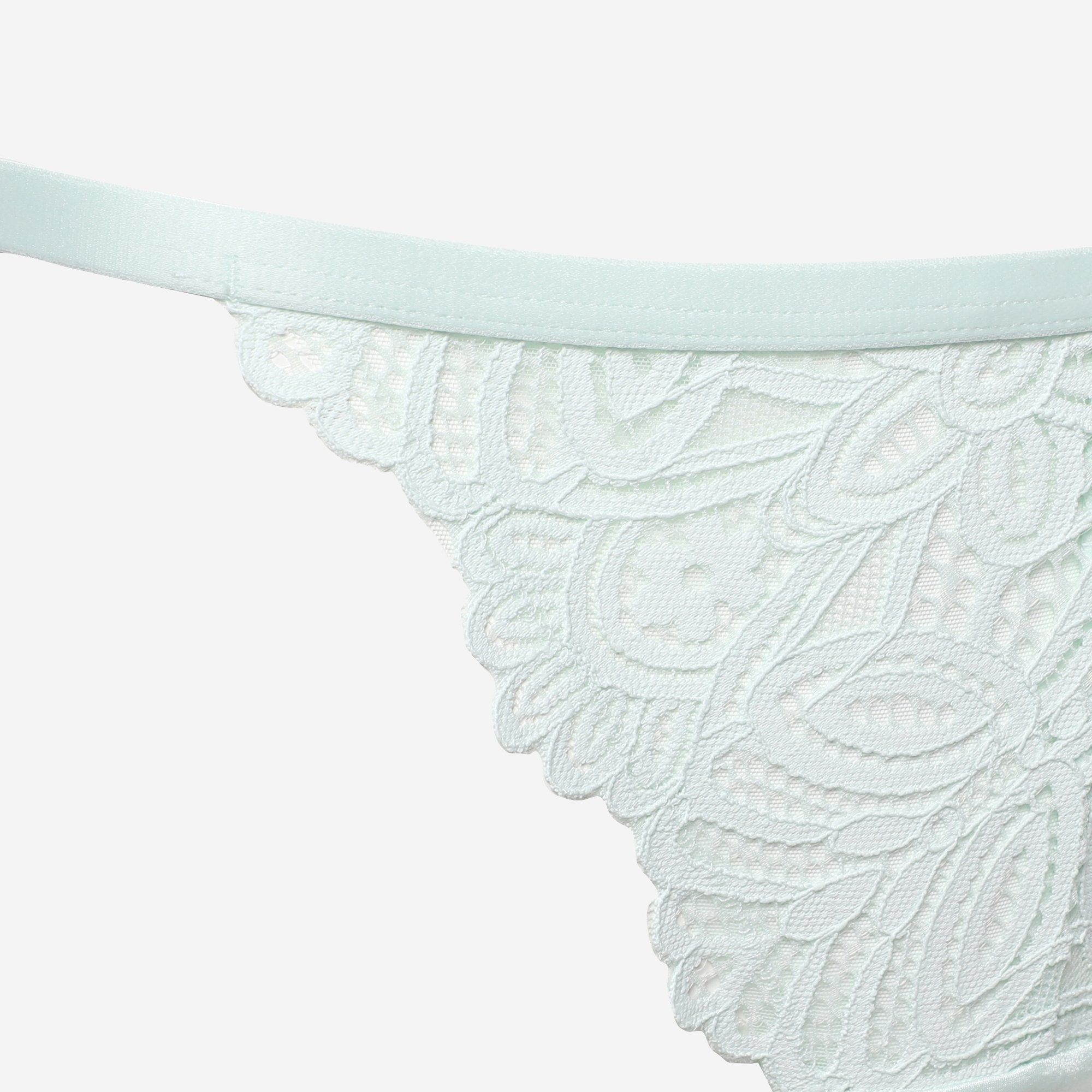 Ls Lingerie Lace Detail Thong