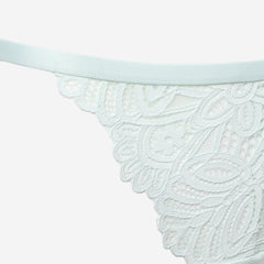 Ls Lingerie Lace Detail Thong