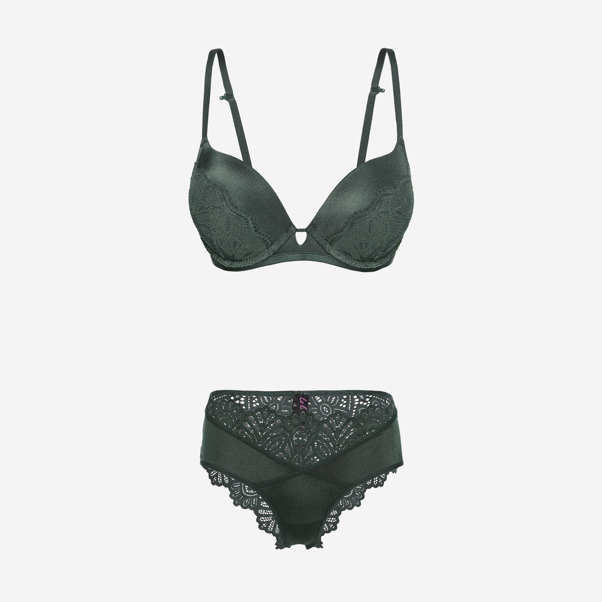 Ls Lingerie Lace Detail Brief