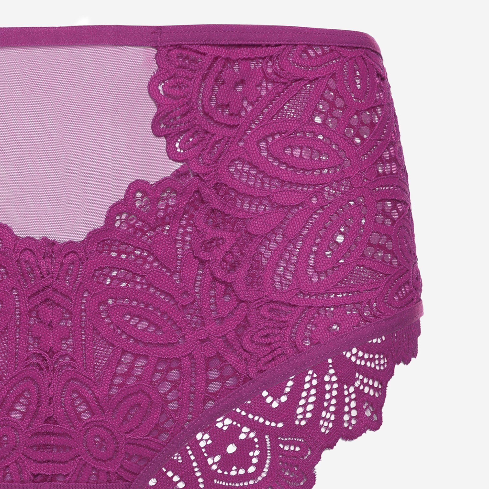 Ls Lingerie Lace Detail Brief