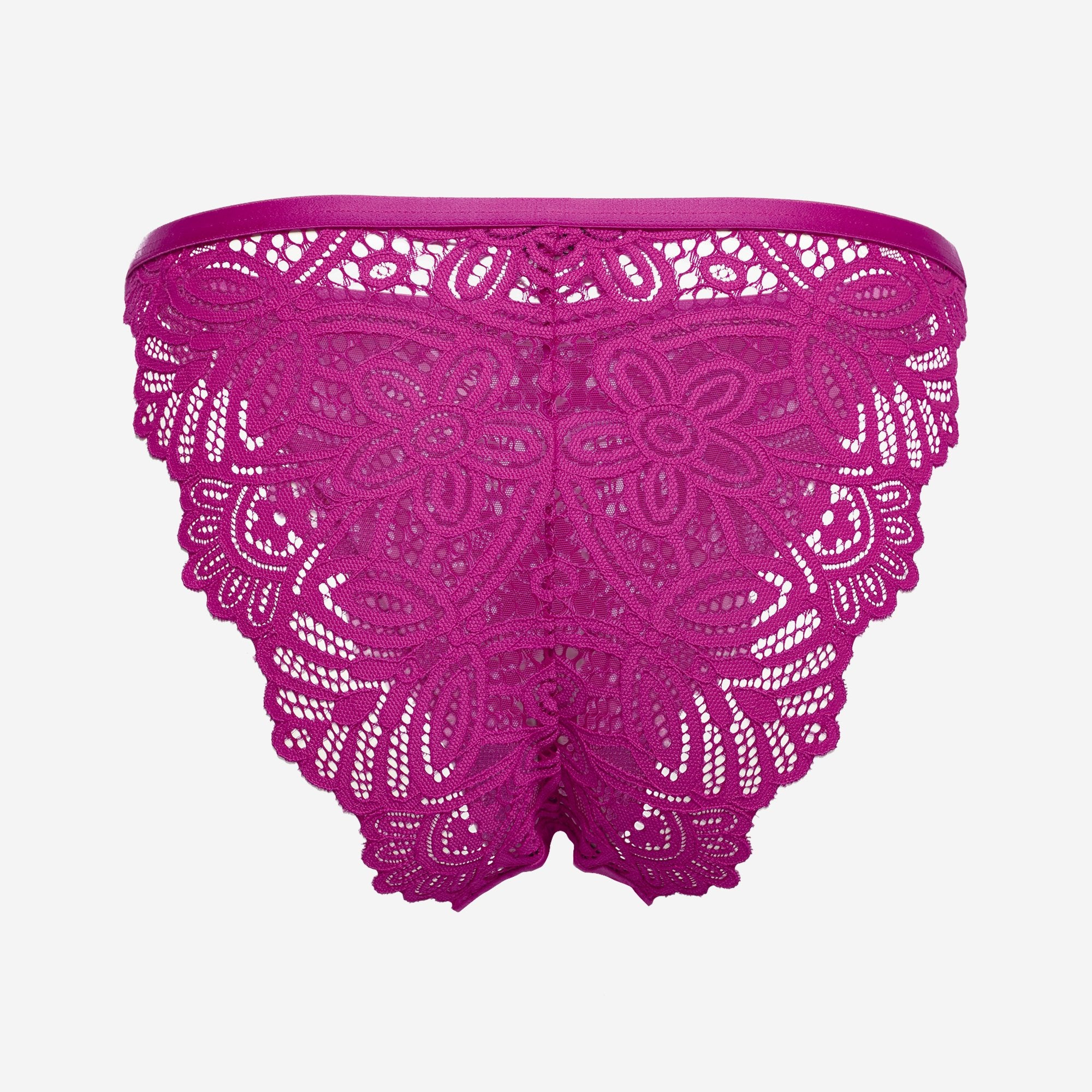 Ls Lingerie Lace Detail Thong