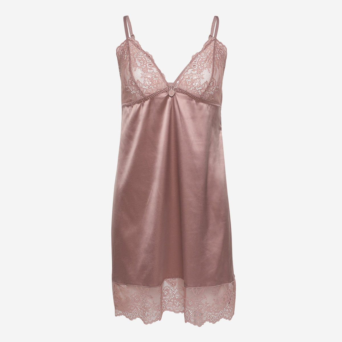 Ls Lingerie Lace Detail Chemise