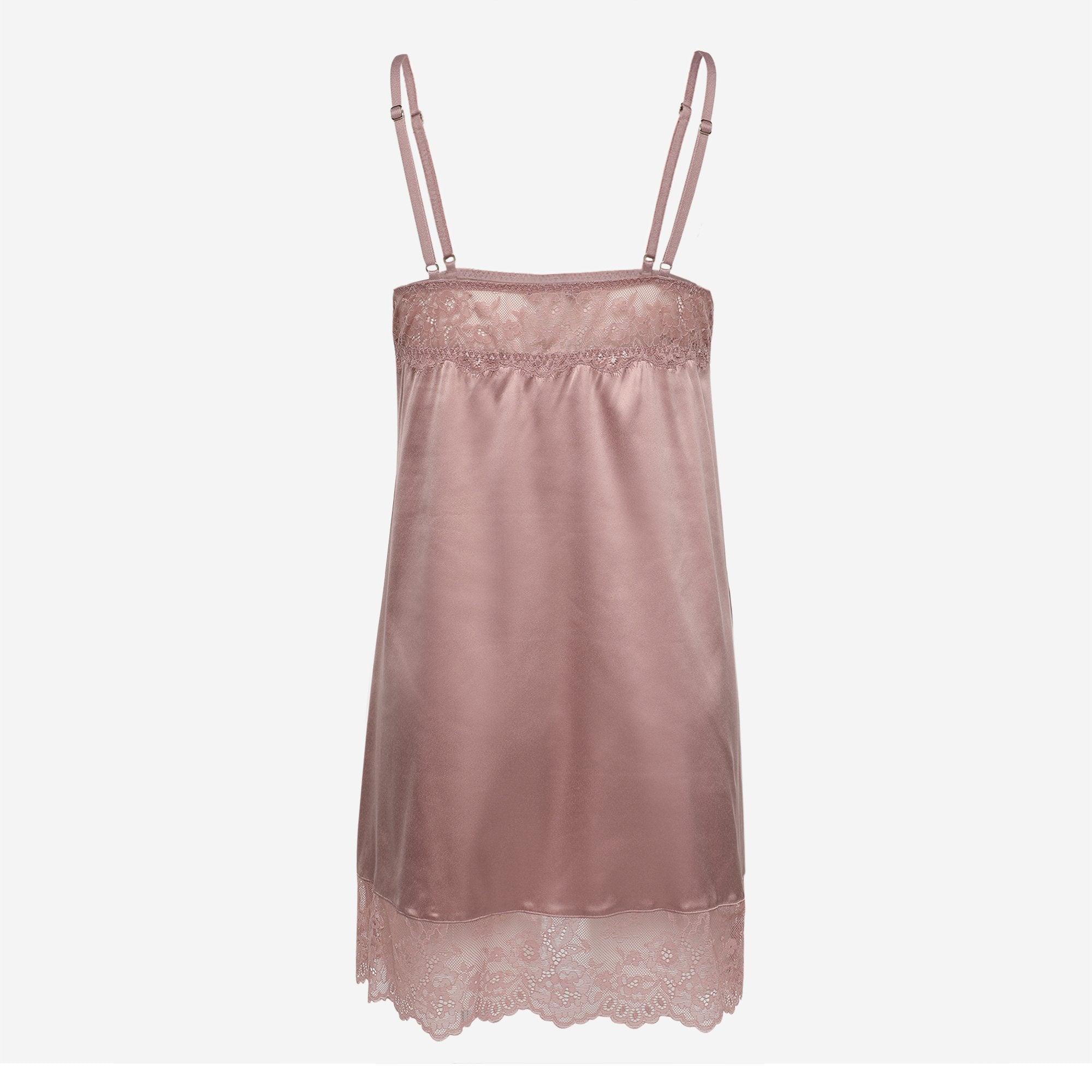 Ls Lingerie Lace Detail Chemise