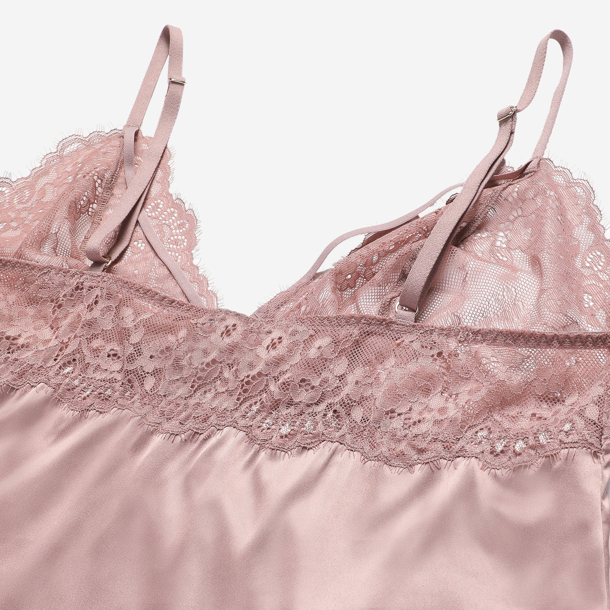Ls Lingerie Lace Detail Chemise