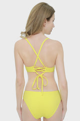 Isla & Evie Criss Cross Side Detail Bikini Bottom