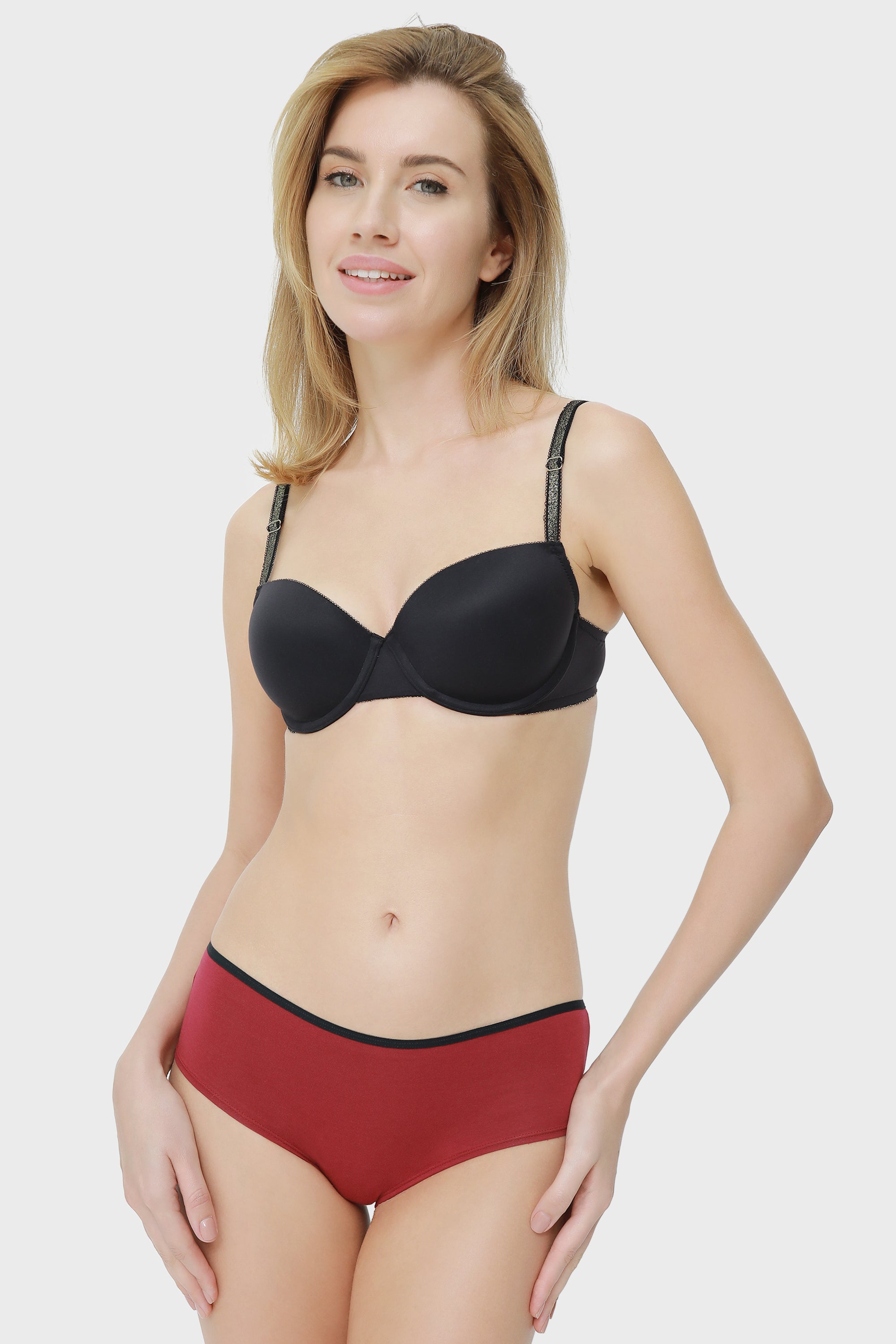 Ls Lingerie Contrast Trim What The Elf Hipster Brief