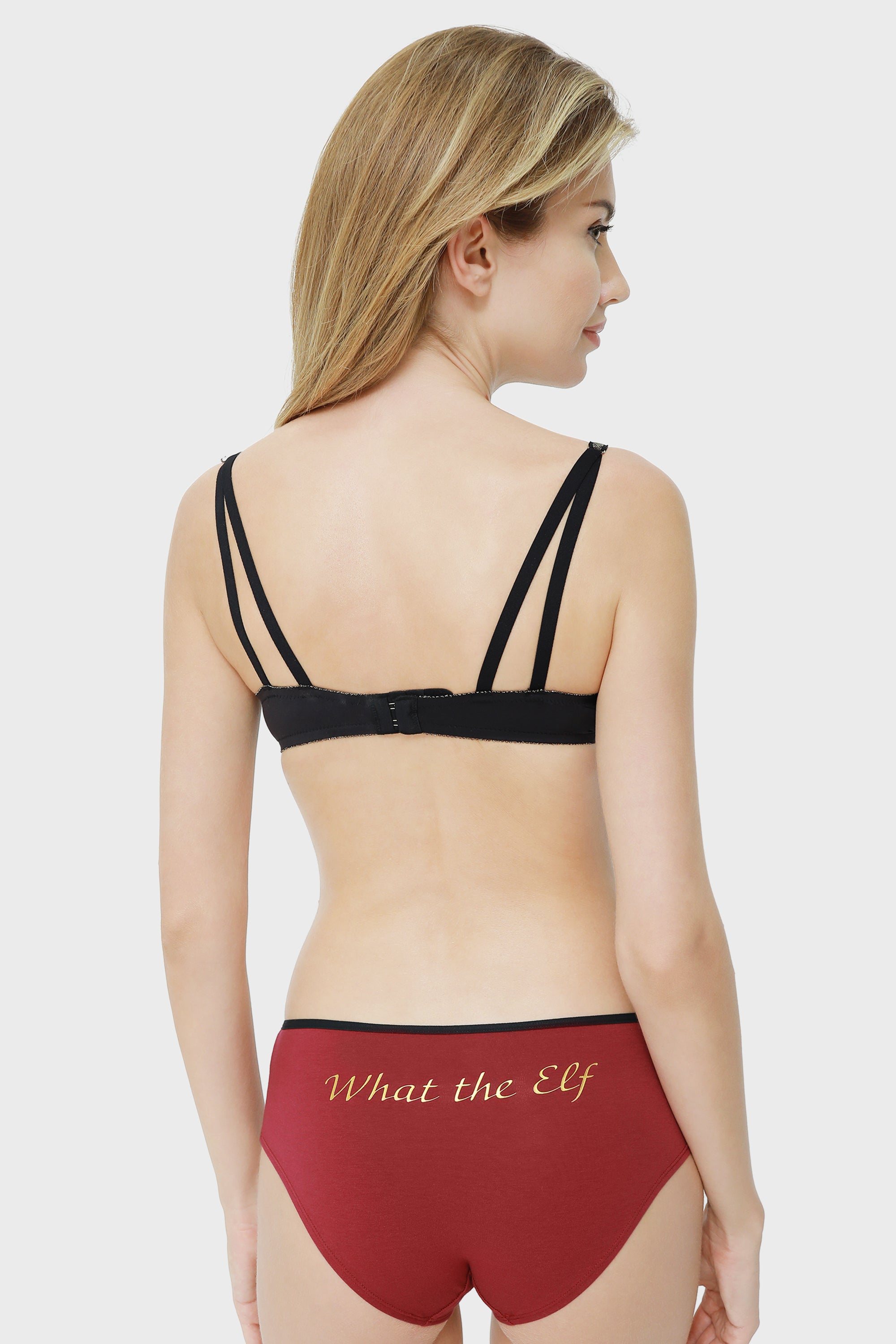 Ls Lingerie Contrast Trim What The Elf Hipster Brief