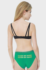 Ls Lingerie Sleigh My Name Lace Trim Hipster Brief