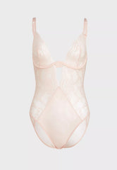 Ls Lingerie Lace Detail Bodysuit