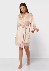 Ls Lingerie Tie Detail Robe