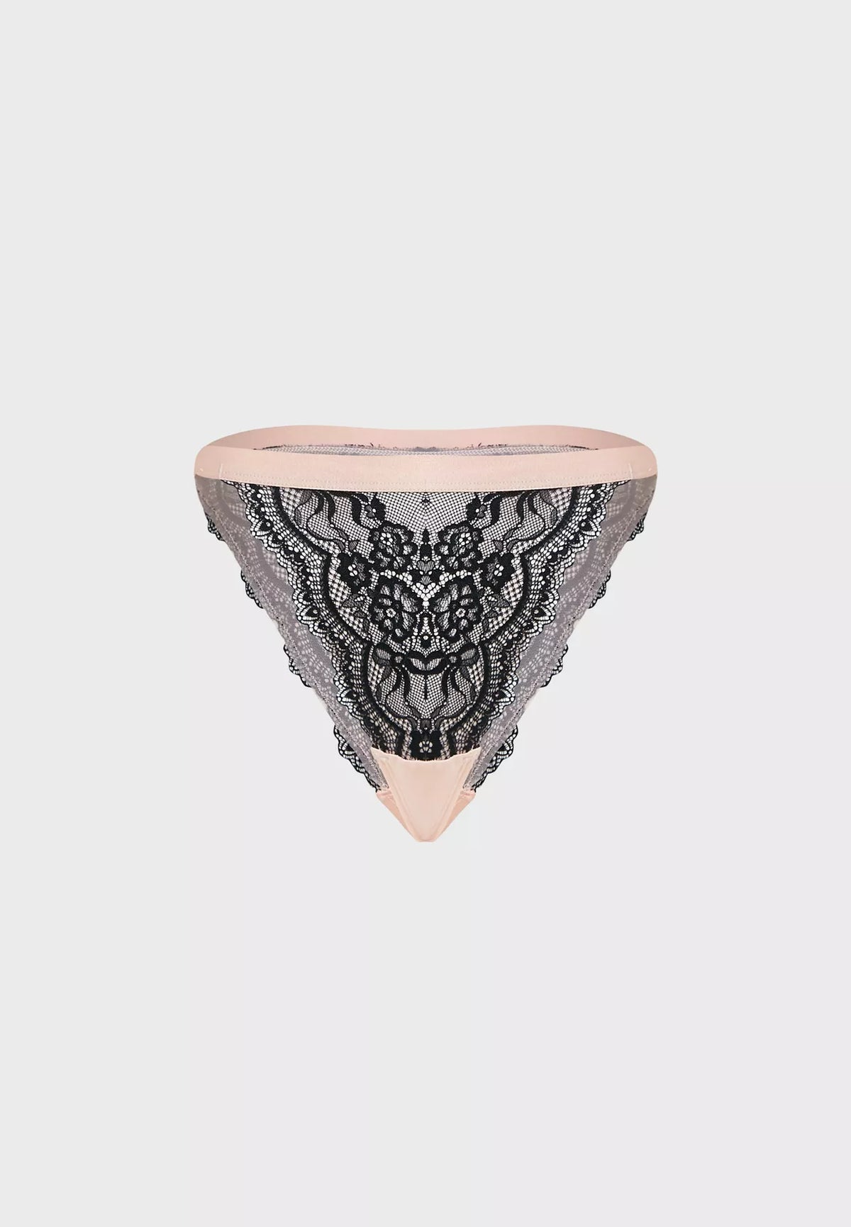 Ls Lingerie High Leg Brief
