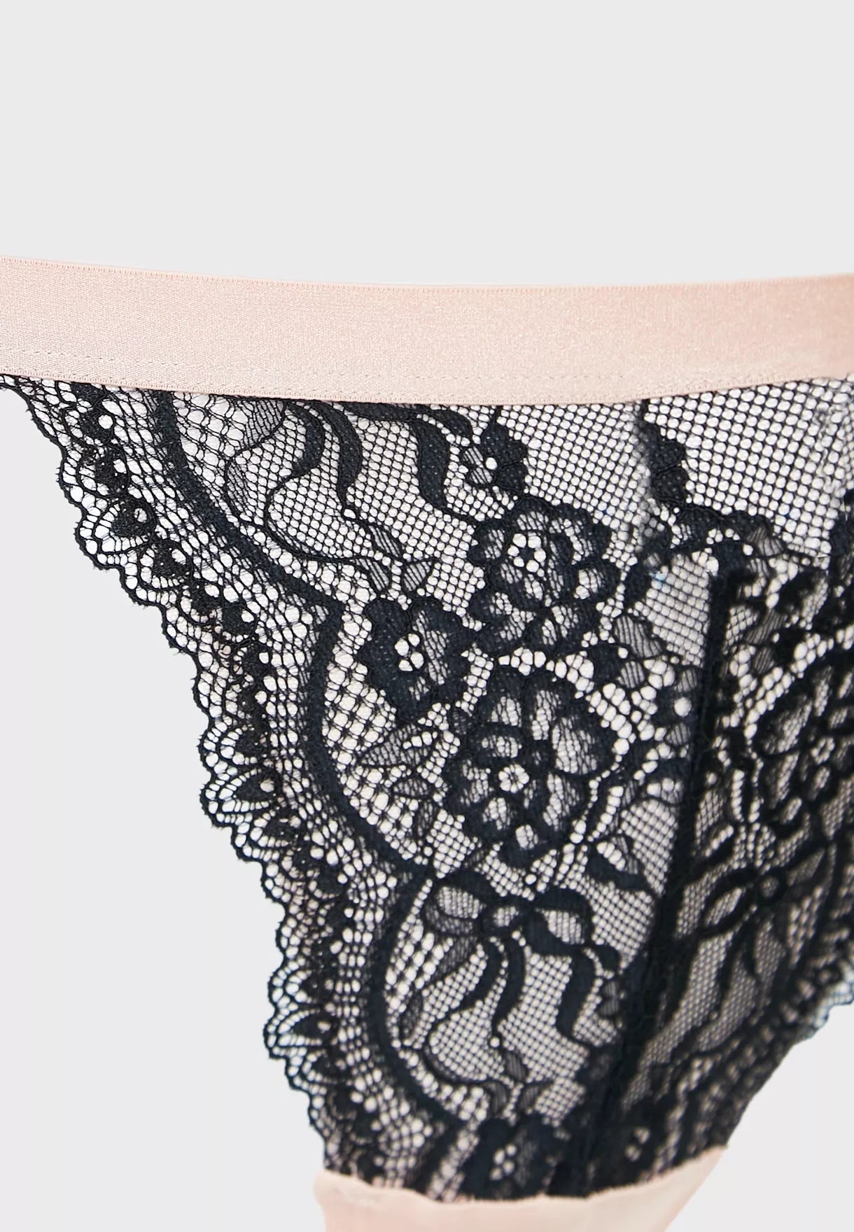 Ls Lingerie High Leg Brief