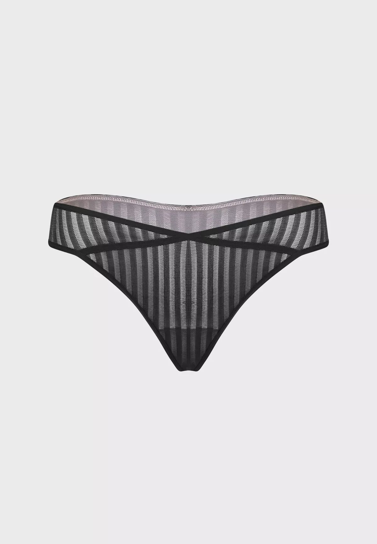Ls Lingerie High Leg Thong