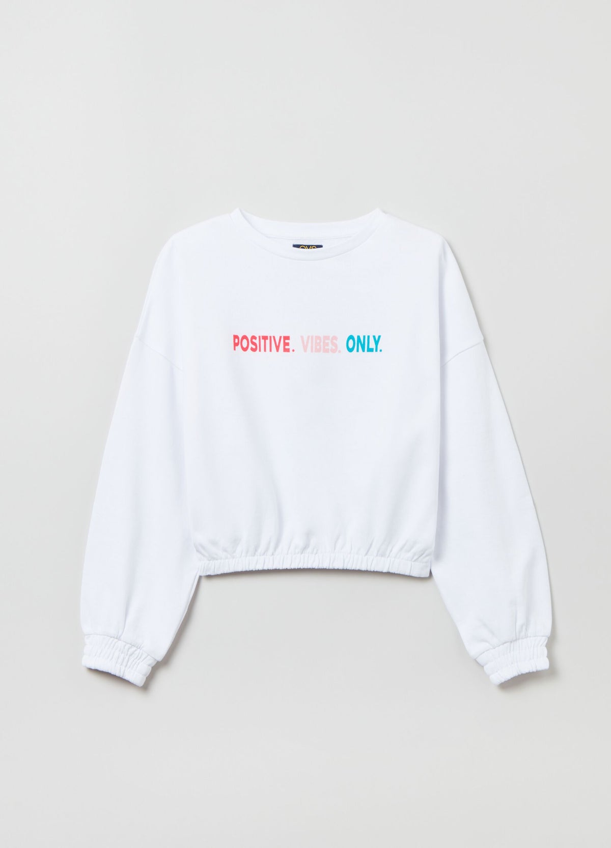 Ovs Sweatshirt In Cotton With Printed Lettering