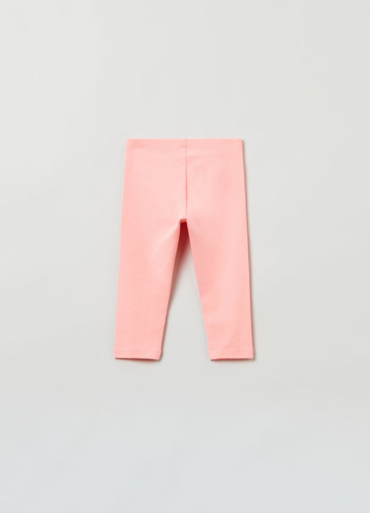 Ovs Baby Girl Stretch Viscose And Cotton Leggings
