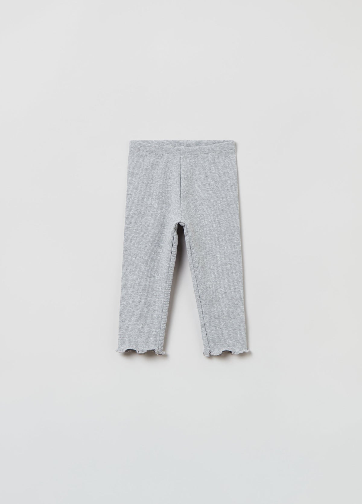 Ovs Baby Girl Frill Edged Ribbed Legings