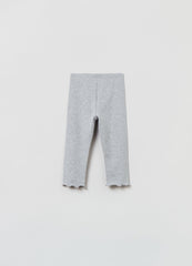 Ovs Baby Girl Frill Edged Ribbed Legings