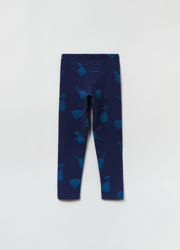 Ovs Stretch Leggings With All-Over Print
