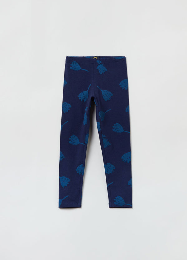 Ovs Stretch Leggings With All-Over Print