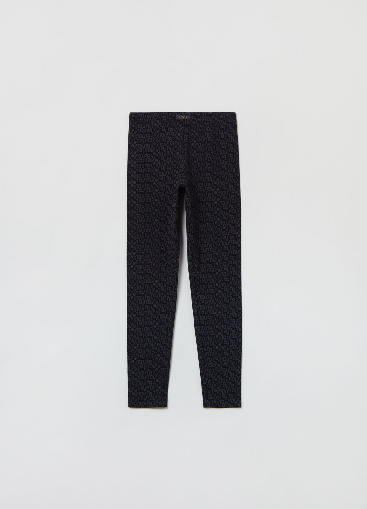 Ovs Printed Stretch Cotton Leggings