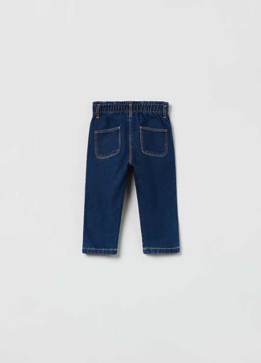 OVS Baby Girl Cotton Baggy-Fit Jeans