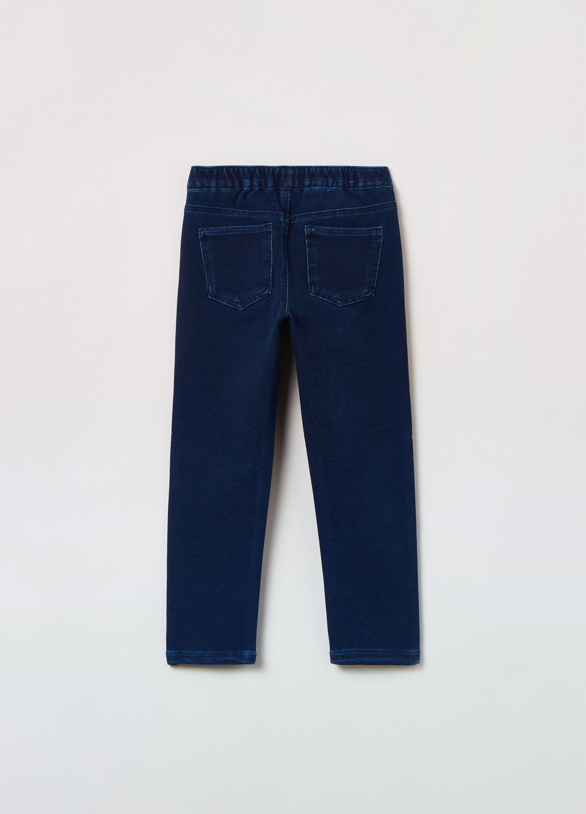 Ovs Jeggings In Denim French Terry