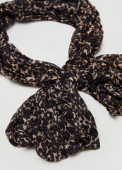 OVS Crinkled Scarf With Pattern.