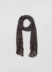 OVS Crinkled Scarf With Pattern.