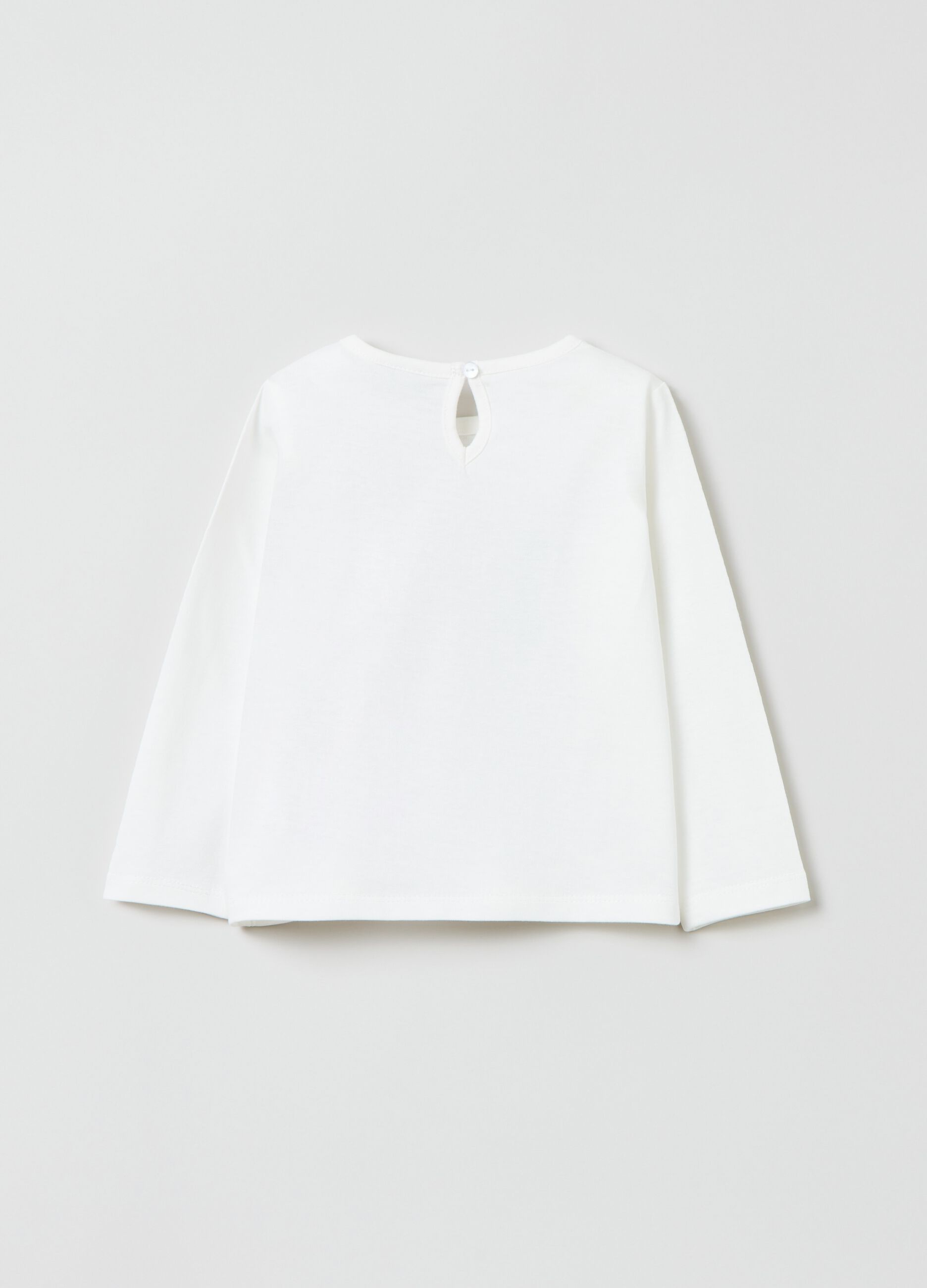 Ovs Long-Sleeved T-Shirt With Teddy Bear Print