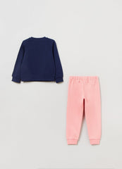 Ovs Girls Slogan Sweat & Jogger Set