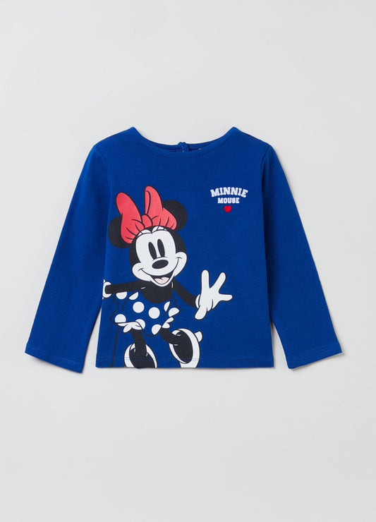 Ovs Minnie Mouse T-Shirt With Long Sleeves