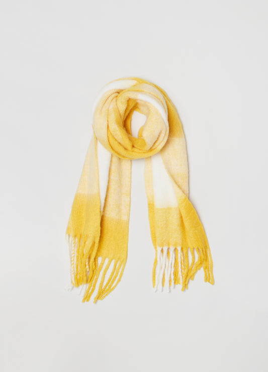 Piombo Scarf With Check Pattern
