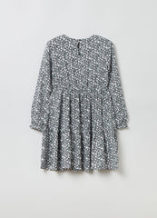 Ovs Housebrand Floral Dress With Flounce