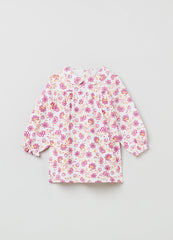 Ovs Girls Floral Dress In Flannel