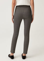 OVS Womens Jacquard Leggings With High Waist
